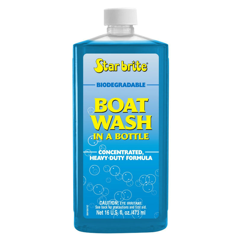 Star Brite® 80416 Heavy-Duty Biodegradable Boat Wash, 16 Oz Concentrated