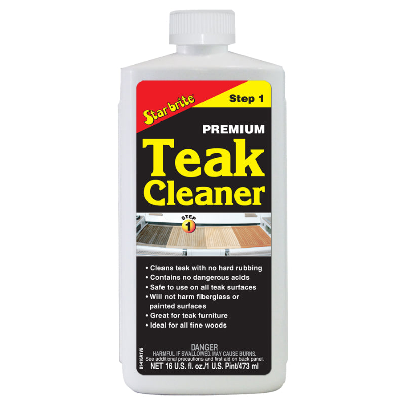 Star Brite® 81416 Premium Teak Cleaner, Step-1, 16 Oz