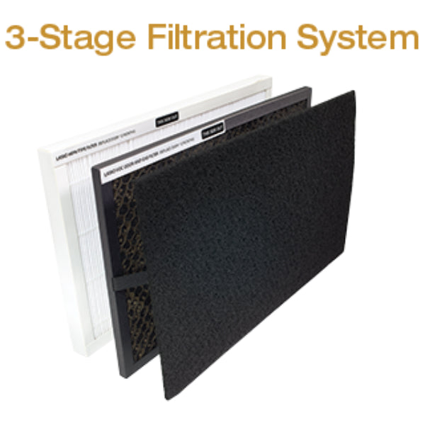 Lasko® HF25630 Pure Platinum HEPA Air Purifier with Remote Control & Auto Clean