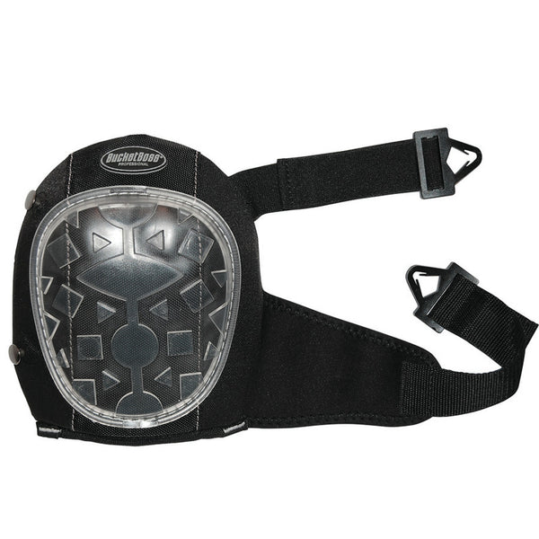 Bucket Boss Hard Shell Knee Pad, Plastic Cap, 2 -Strap