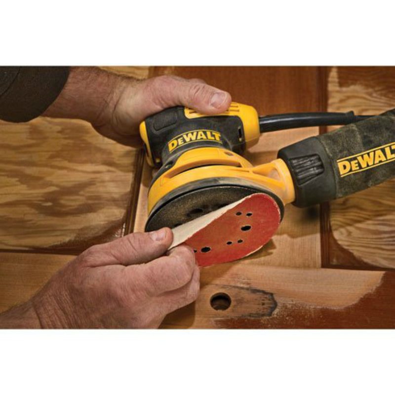 DeWalt® DWE6421 Single Speed Random Orbit Sander with H&P Pad, 3 Amp Motor, 5"
