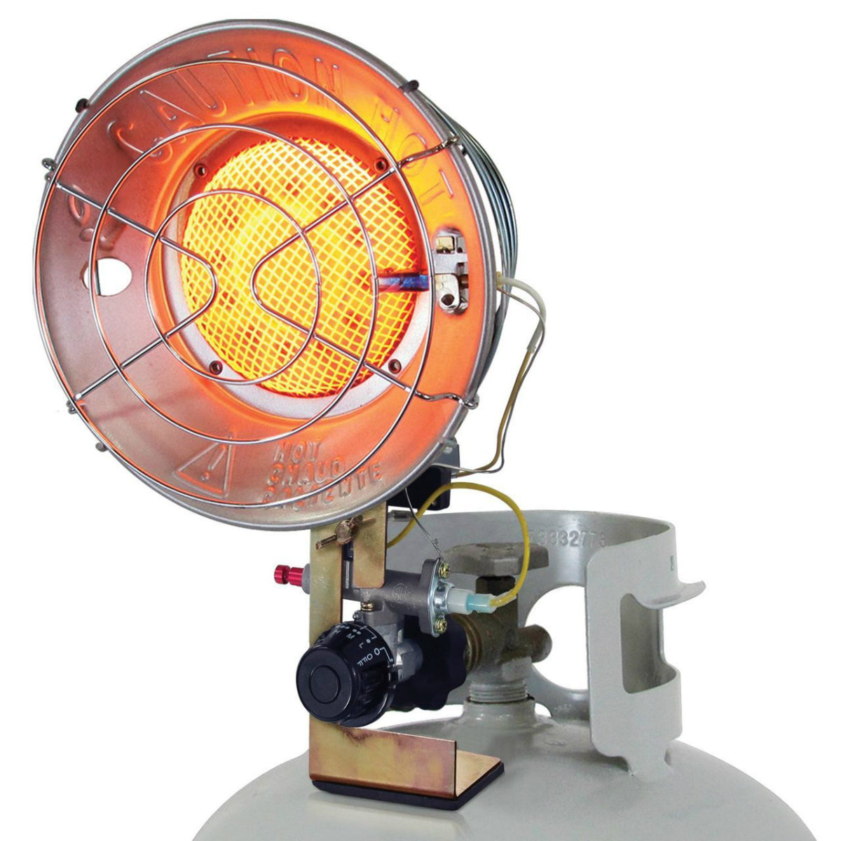 Dura Heat TT-15CSA Propane Tank Top Heater, Silver, 15K BTU