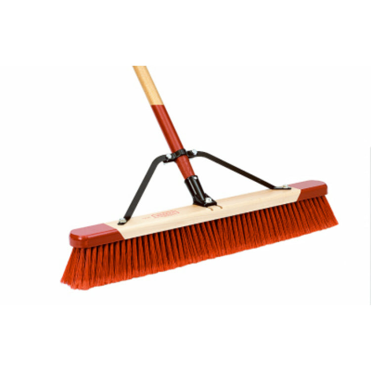 Harper 7924A Assembled Heavy Debris Broom, 24", 3-1/8" Trim Length