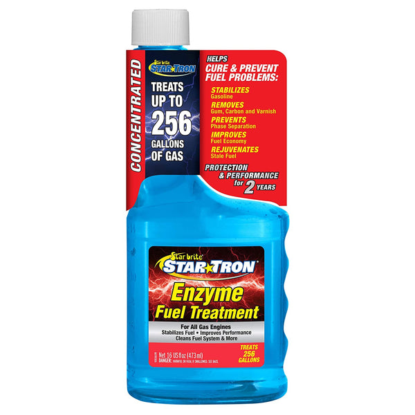 Star Brite 93016 Star Tron Enzyme Fuel Treatment for Gas Engines, 16 Oz
