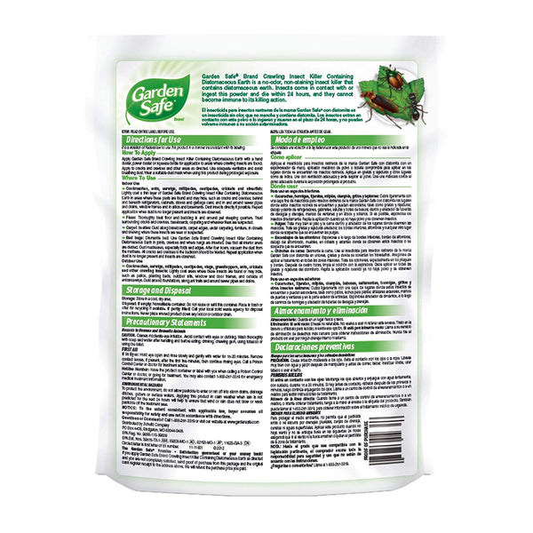 garden safe crawling insect killer containing diatomaceous earth hg-93186 Garden Safe HG-93186 Crawling Insect Killer Containing Diatomaceous Ea –  Toolbox Supply