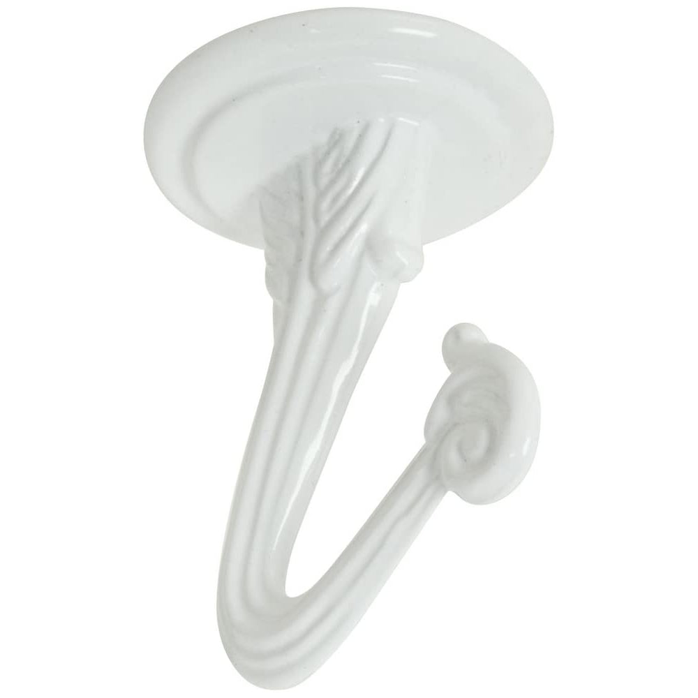 National Hardware N274-845 Swag Hooks, White, 2-Count, 1-1/2"