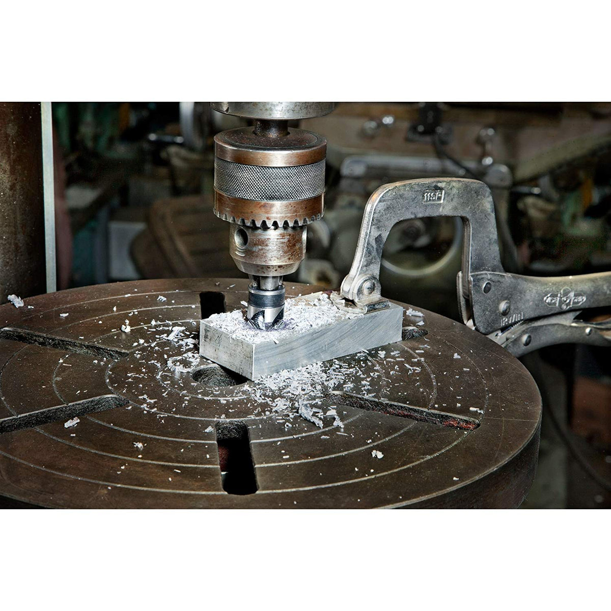 Irwin 1877793 Metal Countersinks Drill Bit Set, Black Oxide, 1/4" Shank, 5-Piece