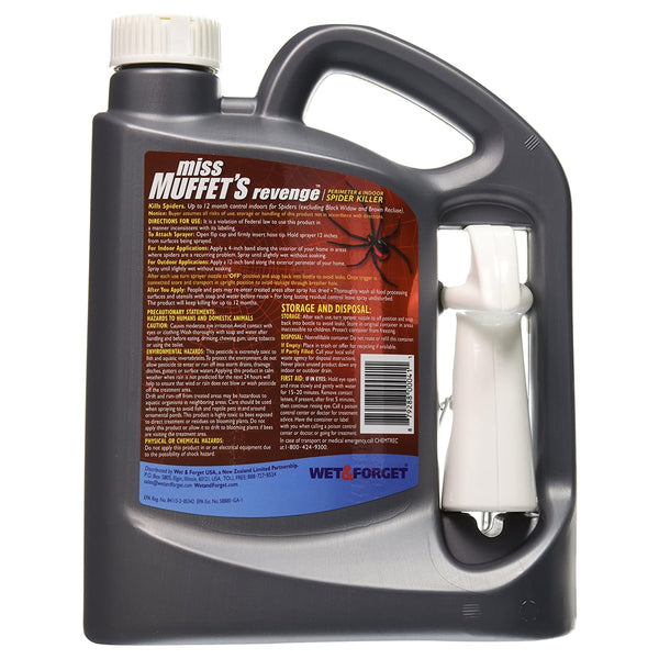 Wet & Forget 803064 Miss Muffet's Revenge Spider Killer, Indoor