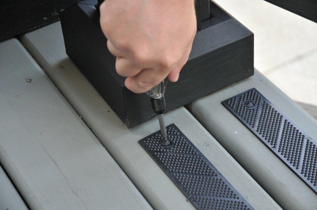 GripStrips 20101 Plastic Anti-Slip Strips, Black, 2" x 32"