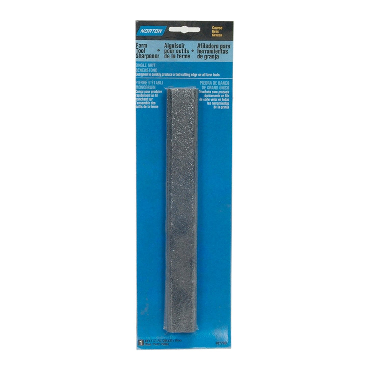 Norton 87730 Farm Tool Sharpening Crystolon Stone, Coarse, 10"