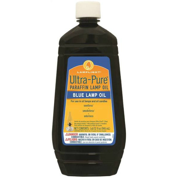 Lamplight 60011 Ultra Pure Paraffin Lamp Oil, Blue, 32 Oz