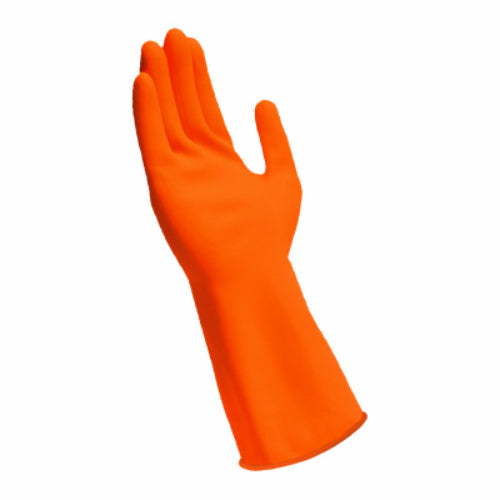 Firm Grip Stripping Gloves, Nitrile, Orange, Large, Pair