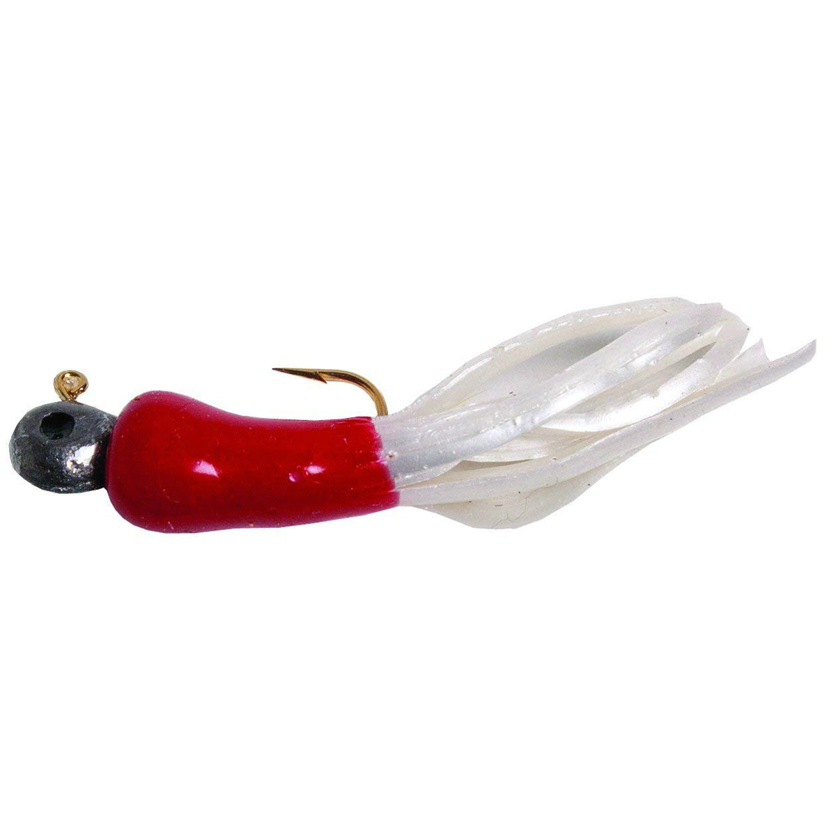 Betts 0117-0075 Mini Tube Jig w/ Gold Wire Hook, Red/Pearl, 1/32 Oz, 3-Pack
