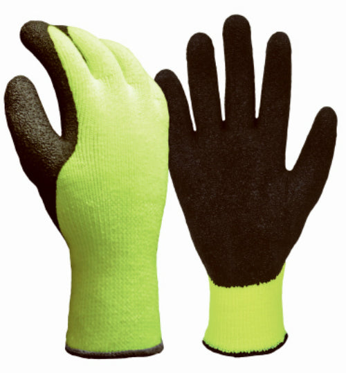 True Grip 8728-26 Men's Hi-Viz Yellow Winter Glove with Knit Wrist, X-Large