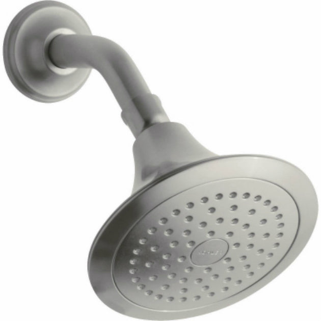 Kohler R10282-G-BN Forte Single-Function Showerhead, Brushed Nickel, 1.8 GPM