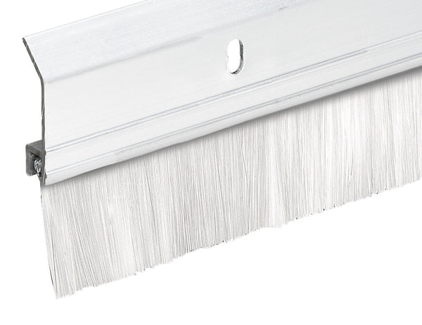 Frost King SB36W Heavy Gauge Aluminum Strip & Premium Brush, White, 2" x 36"