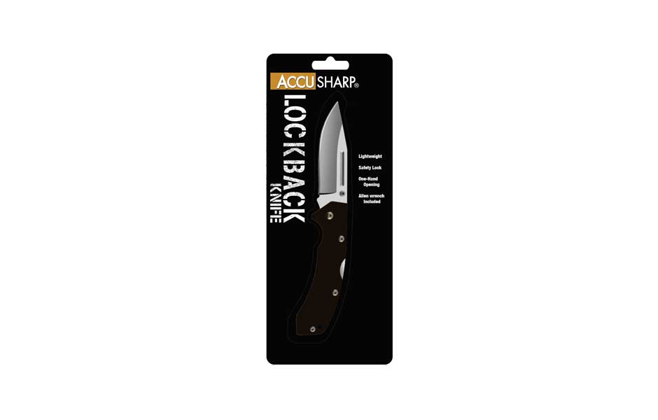 AccuSharp 711C LockBack Lightweight Folding Knife