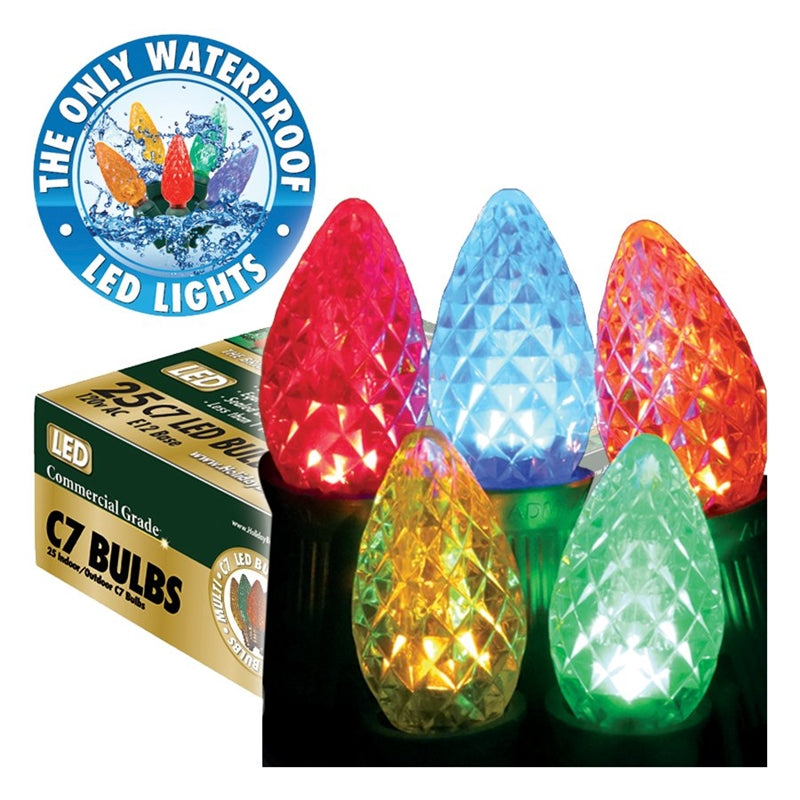 Holiday Bright Lights BU25-LEDFC7-TMU SMD LED Christmas Replacement Bulb, 120 Volts