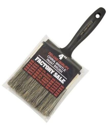 Wooster Z1101-4 Factory Sale Gray Bristle Paint Brush, 4"