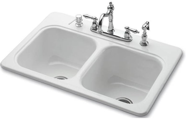 Bootz 031-2901-00 Kitchen Sink, 33" x 22" x 9-1/2", White
