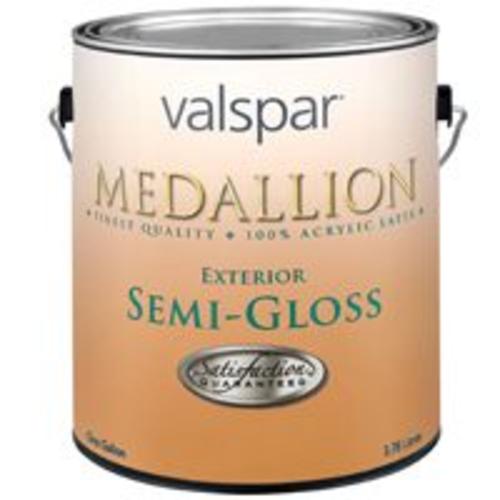 Valspar 027.0004305.007 Medallion Semi-Gloss House & Trim Paint, 1 Gal, Clear Base