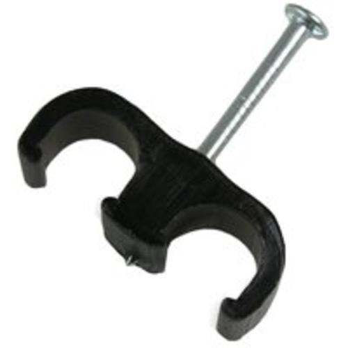Gardner Bender PDS-1525BT Double Coaxial Clip-On Staples 1/4", Black