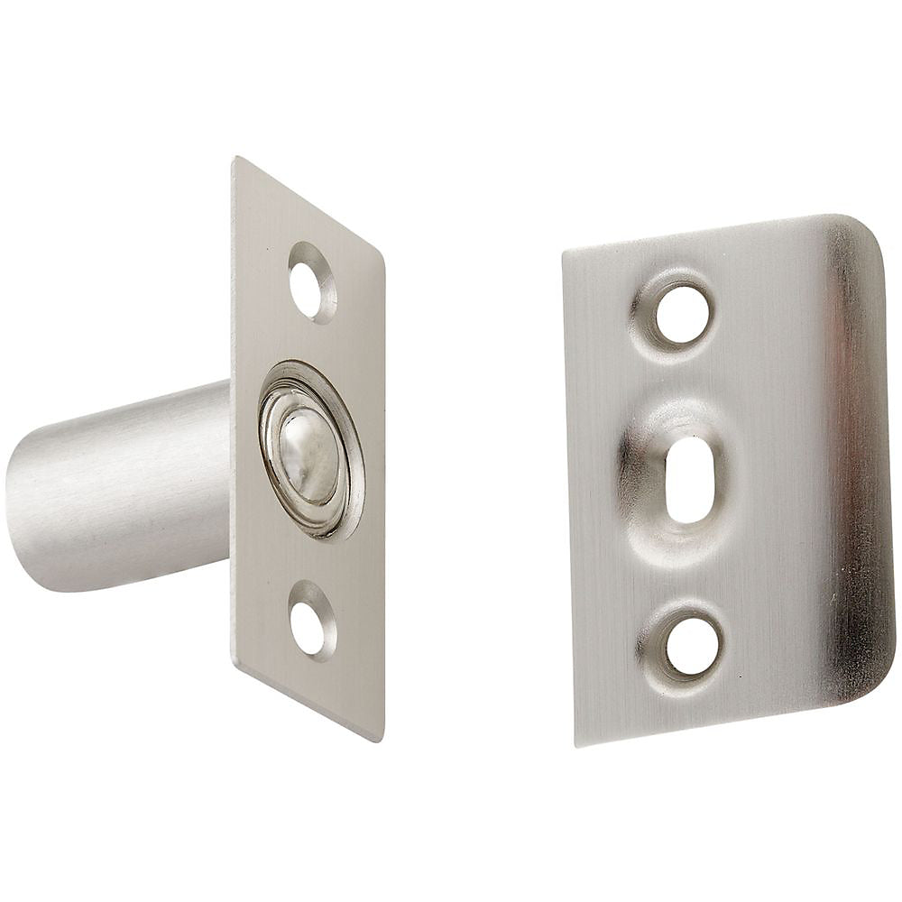 National Hardware N335-927 MPB716 Ball Catches, Satin nickel