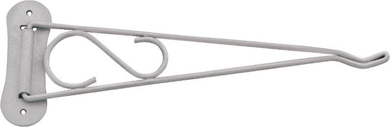 Landscapers Select GB0213L Wall Mounting Swivel Plant Bracket, White, 10-3/8 in L