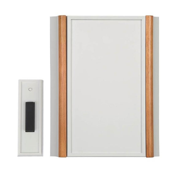 Carlon RC3610 Wood/Wallpaper Panel Door Chime Kit, White Toolbox Supply