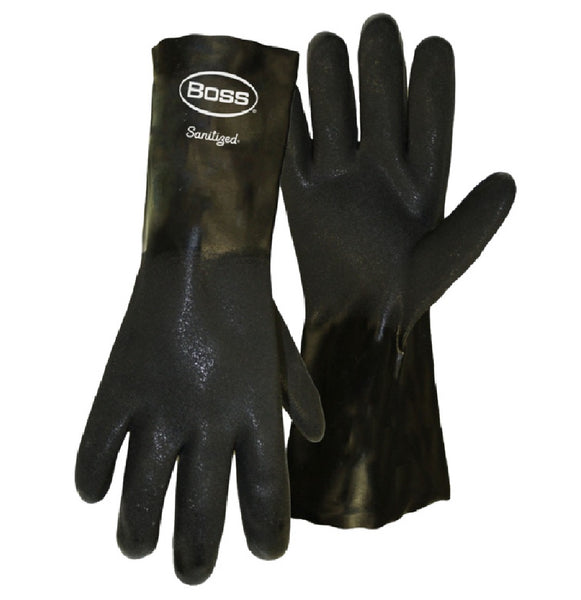 Boss 4217 Sandy Grip PVC Glove, Large