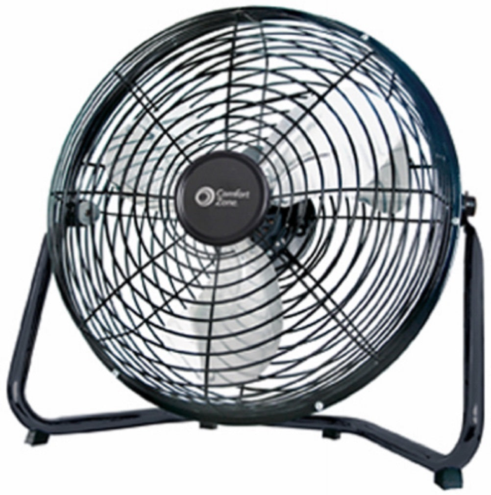 Comfort Zone CZHV14B High Velocity Fan, Black, 14 Inch