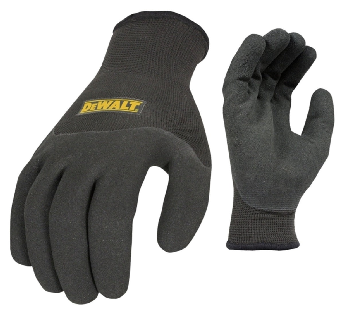 DeWalt DPG737M Universal Medium Knit Thermal Fit Work Gloves, Black