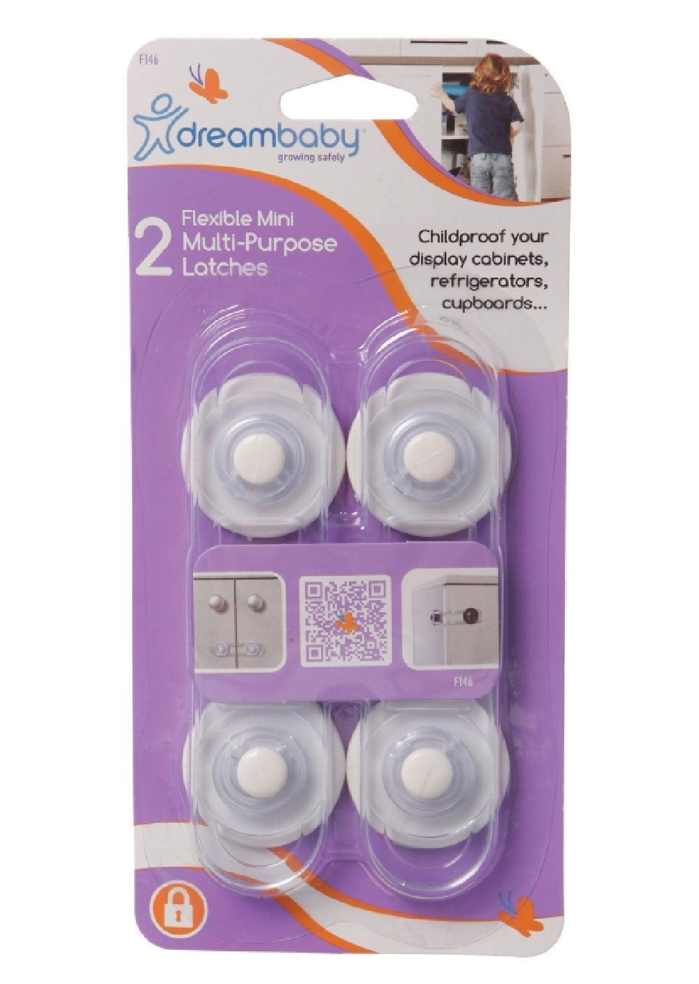 Dreambaby L146 Mini Multi-Purpose Latch