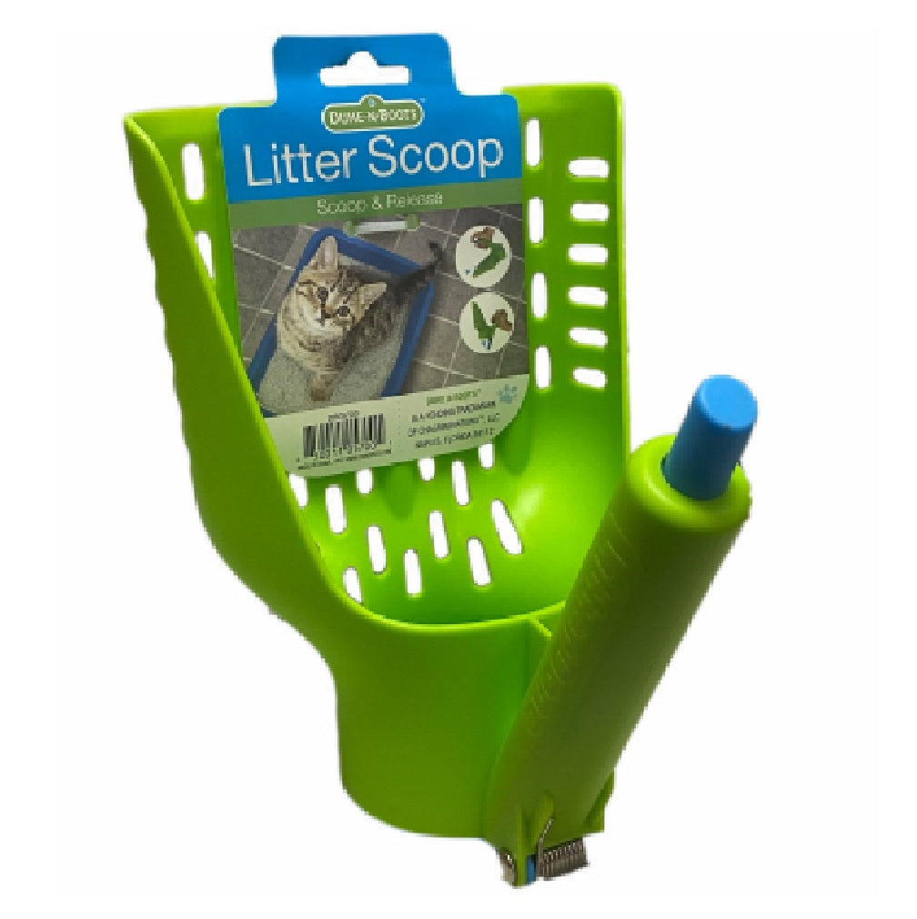 Duke-N-Boots DB05700 Cat Litter Scoop, Green