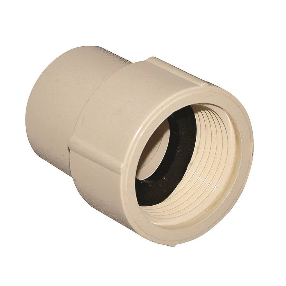 Genova T00057C 1 Inch Slip Adapter, CPVC
