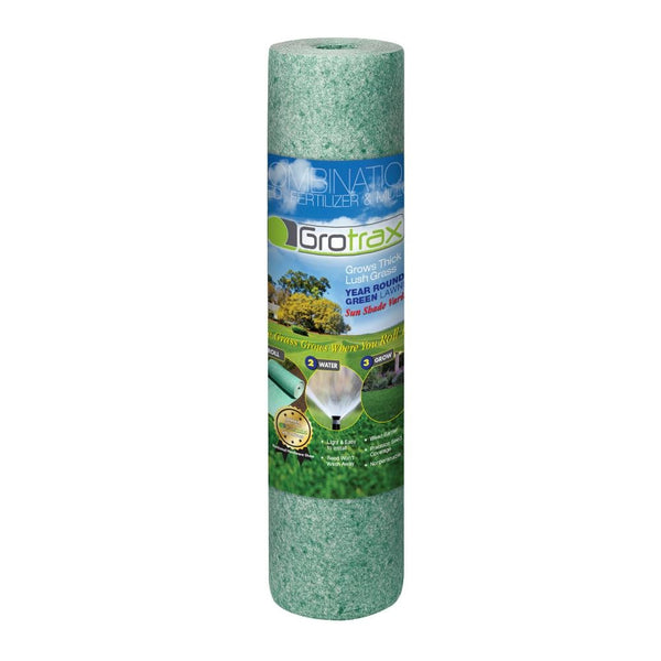 Grotrax 803 Year Round Green Mixture Grass Roll, 100 Square Feet