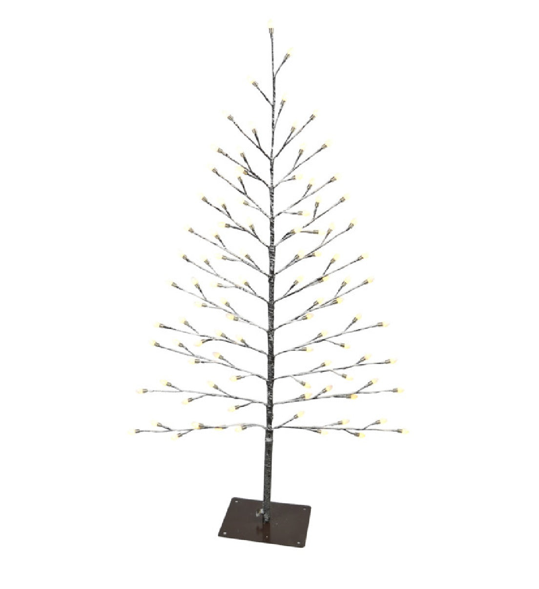 Holiday Bright Lights FSTKT40WWTW Christmas Flat Trees, 48 Inch