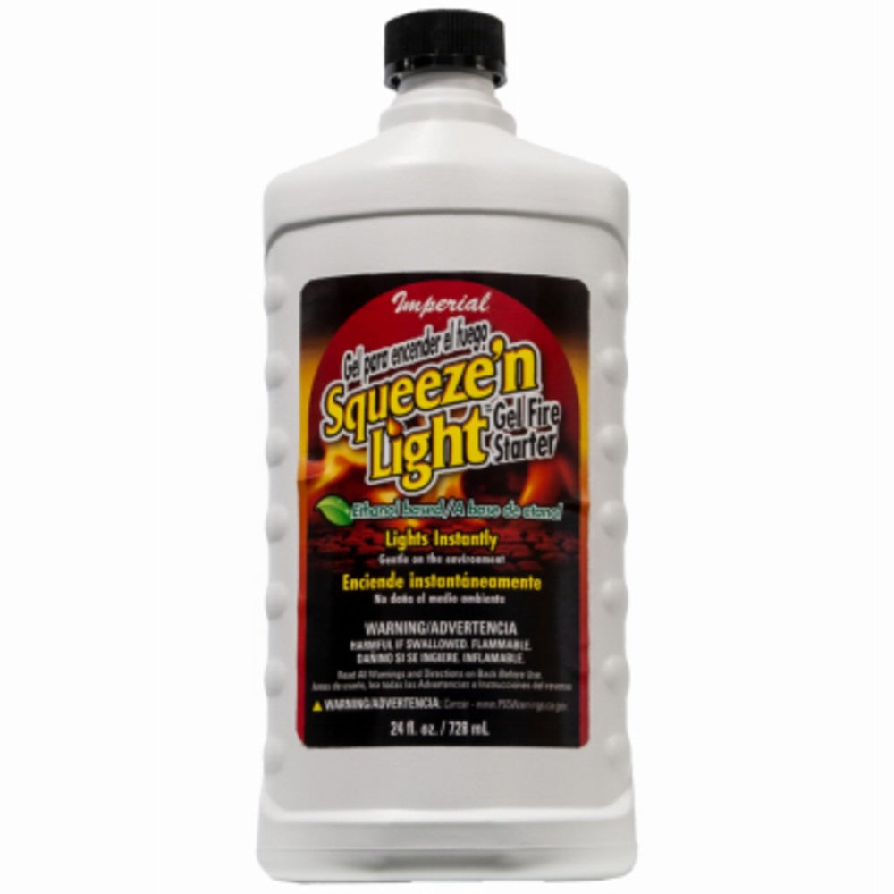 Imperial KK0343 Squeeze'n Light Fire Starter Gel, 24 Oz