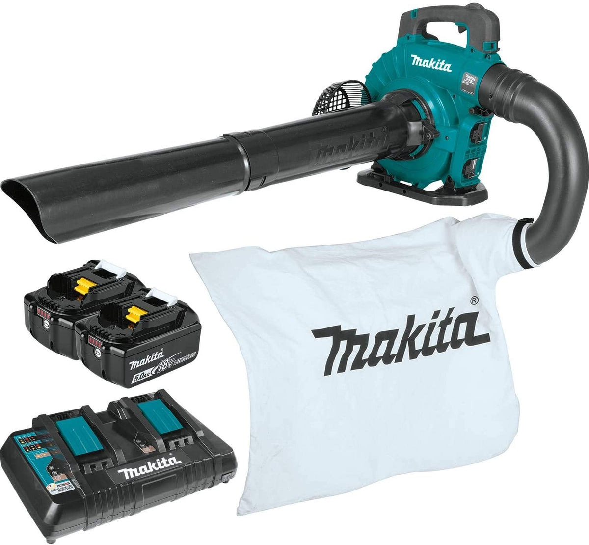 Makita XBU04PTV Brushless Blower Kit, 5 Ah, 18 Volt