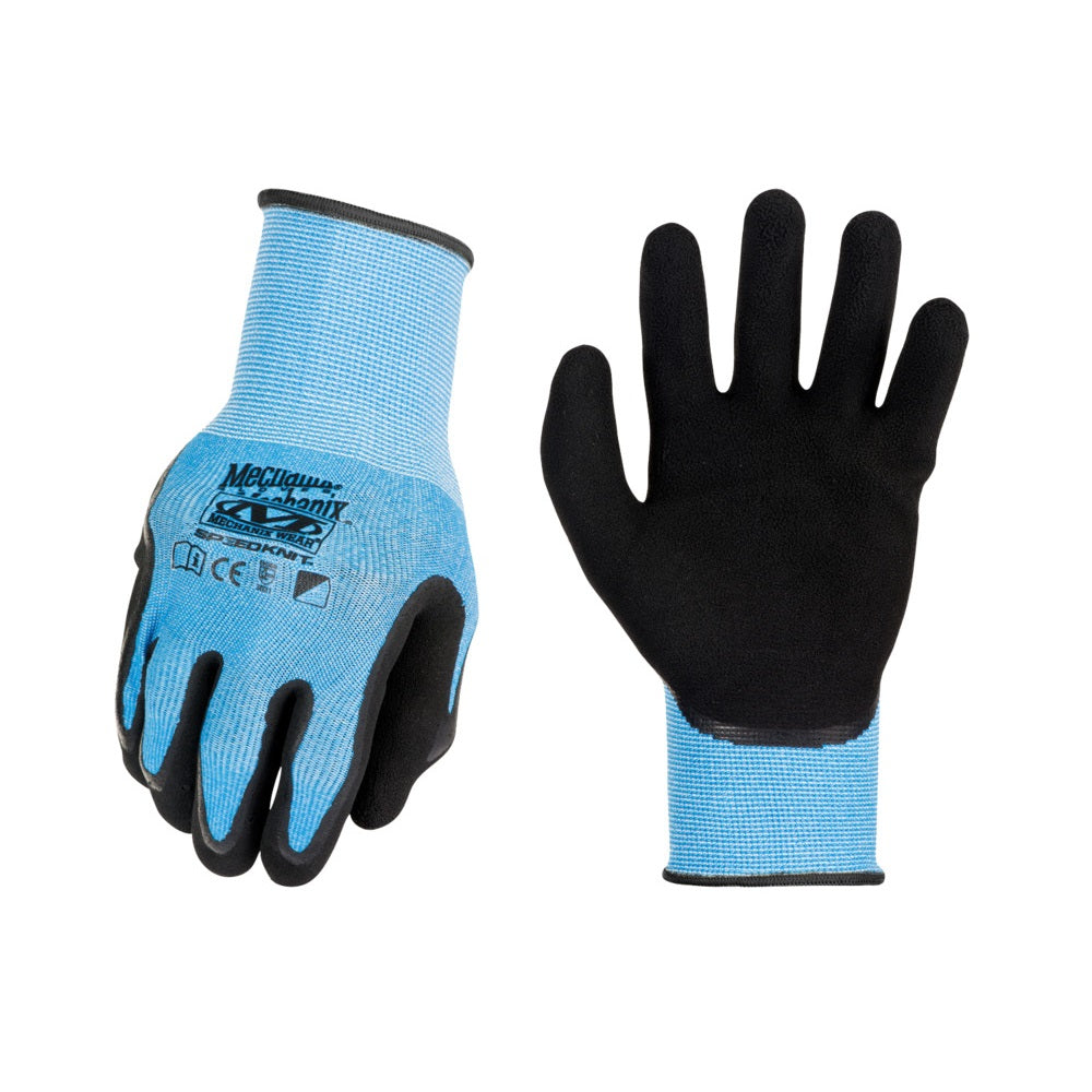Mechanix Wear S1CB-03-500 CoolMax SpeedKnit Men's Work Gloves, Blue