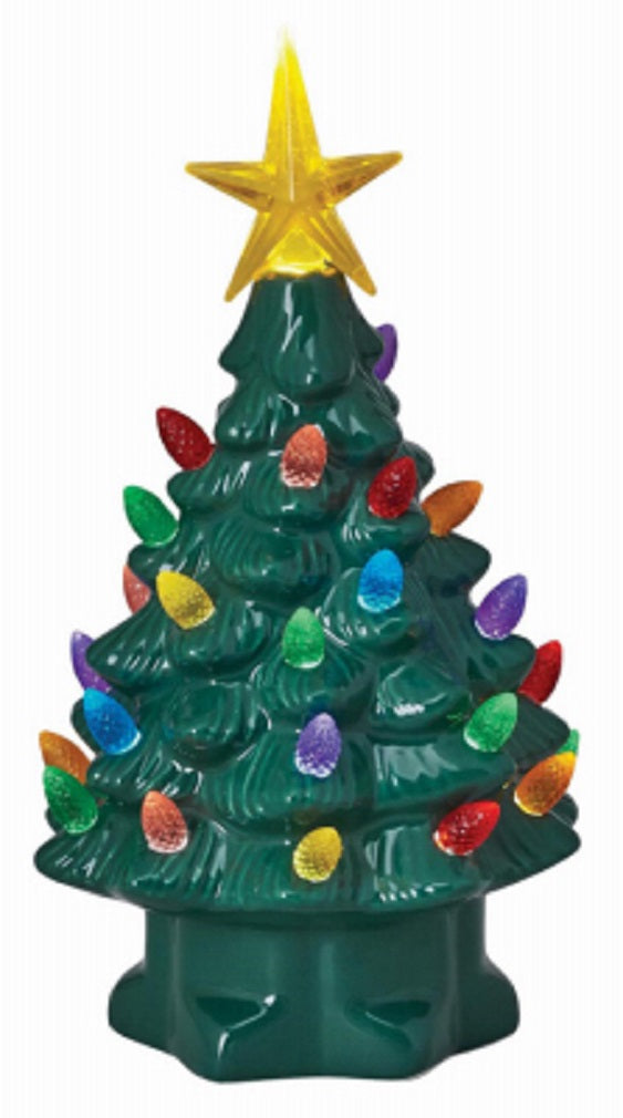 Mr. Christmas 19398 Nostalgic Christmas Tree, Green, 5.5 Inch