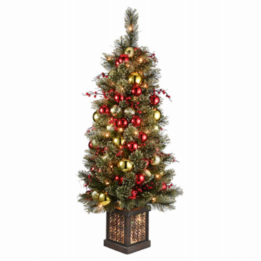 National Tree DKP-306-40 Dakota Pine Artificial Entrance Tree, 4 Feet