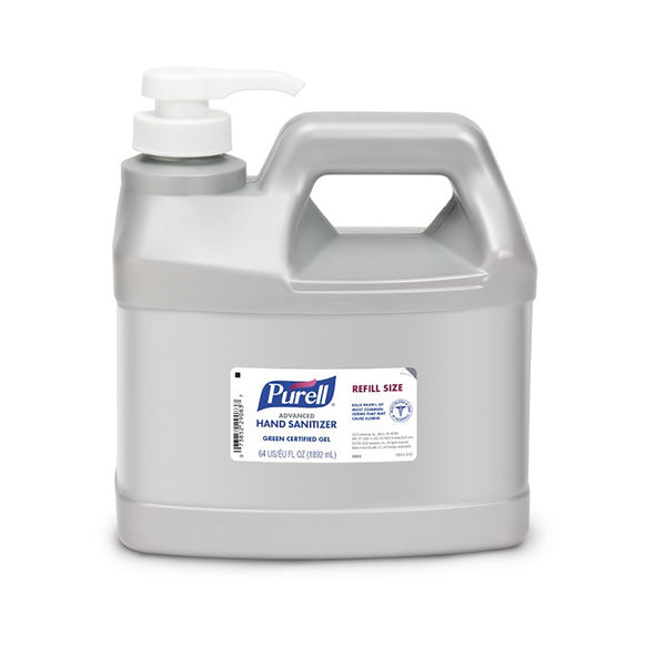 Purell 9684-04 Gel Hand Sanitizer Refill, 64 Oz