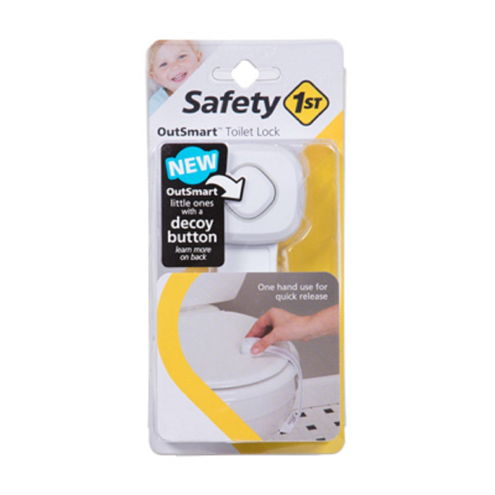 Safety 1st HS288 Outsmart Toilet Lock, White