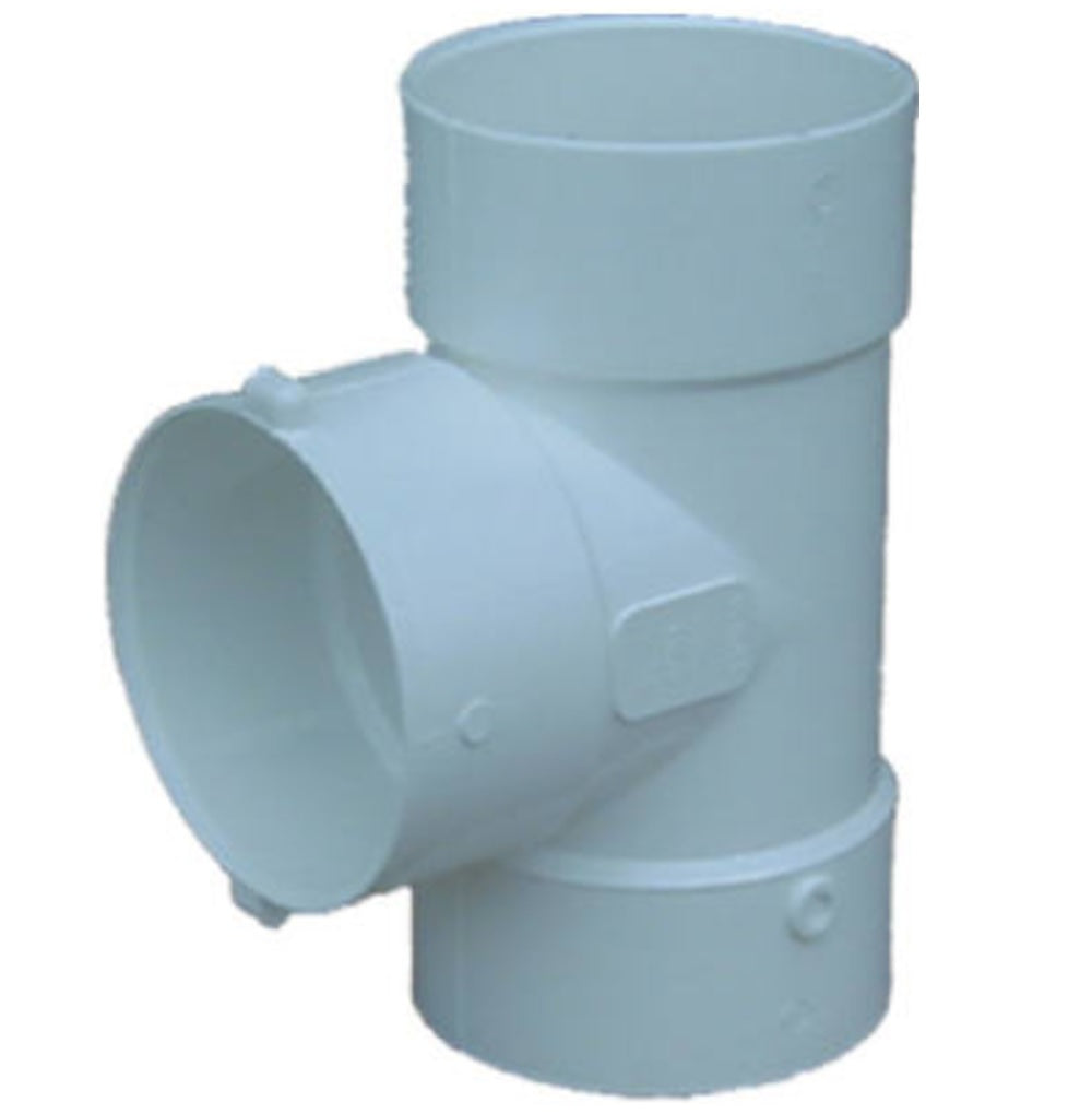 Tigre 36-1083 Sewer & Drain Bull Nose Tee, 4 Inch