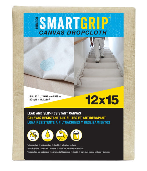 Trimaco 85433 Smart Grip Drop Cloth, 15 Feet