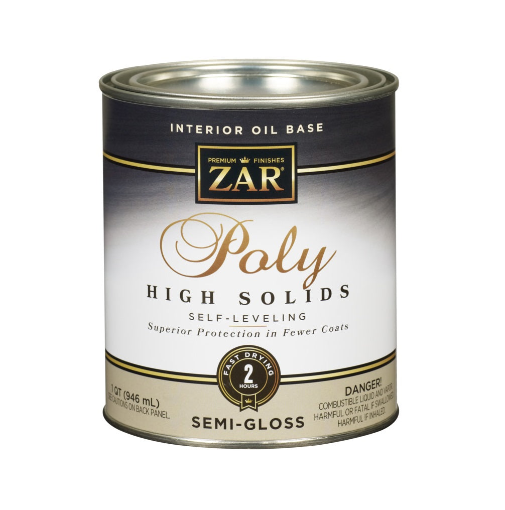 ZAR® 34712 Classic High Solid Polyurethane, Semi-Gloss Sheen, 1 Qt