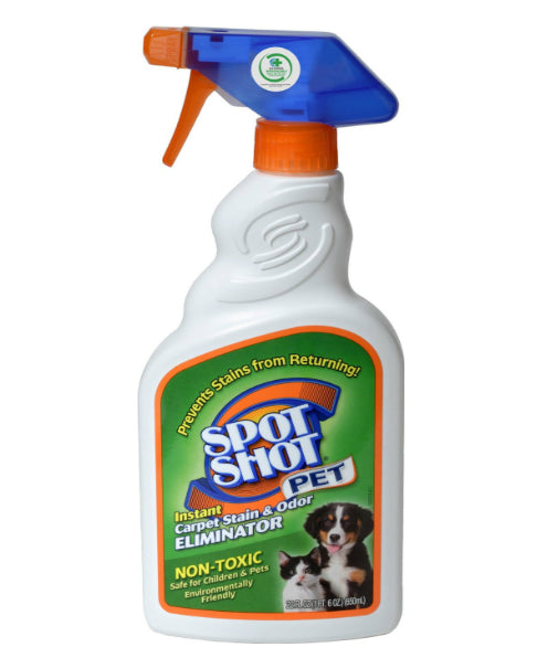Spot Shot 99126 Carpet Stain & Odor Eliminator, Instant, Pet, 22 Oz