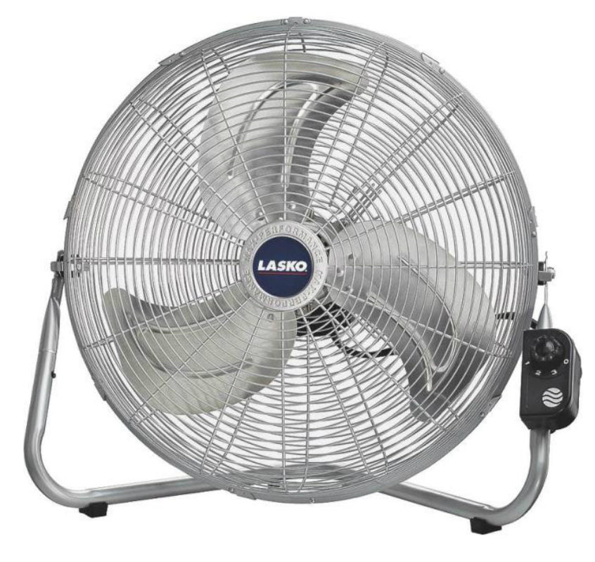 Lasko 2250QM Max Performance High Velocity Floor Or Wall Fan, 20"