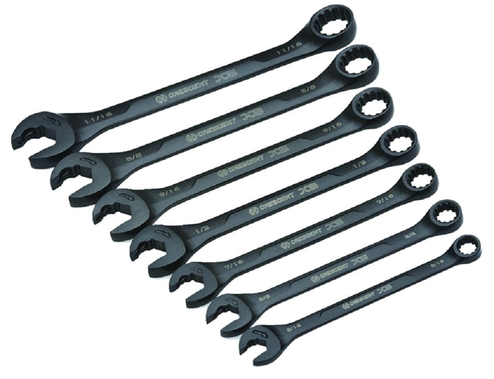 Crescent CX6RWM7 Combination Ratchet Metric Wrench Sets, 7-Piece